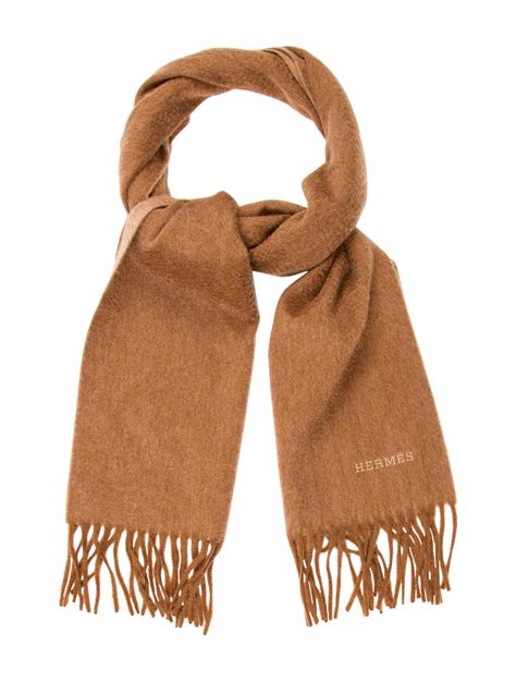 Hermes cashmere wool scarf